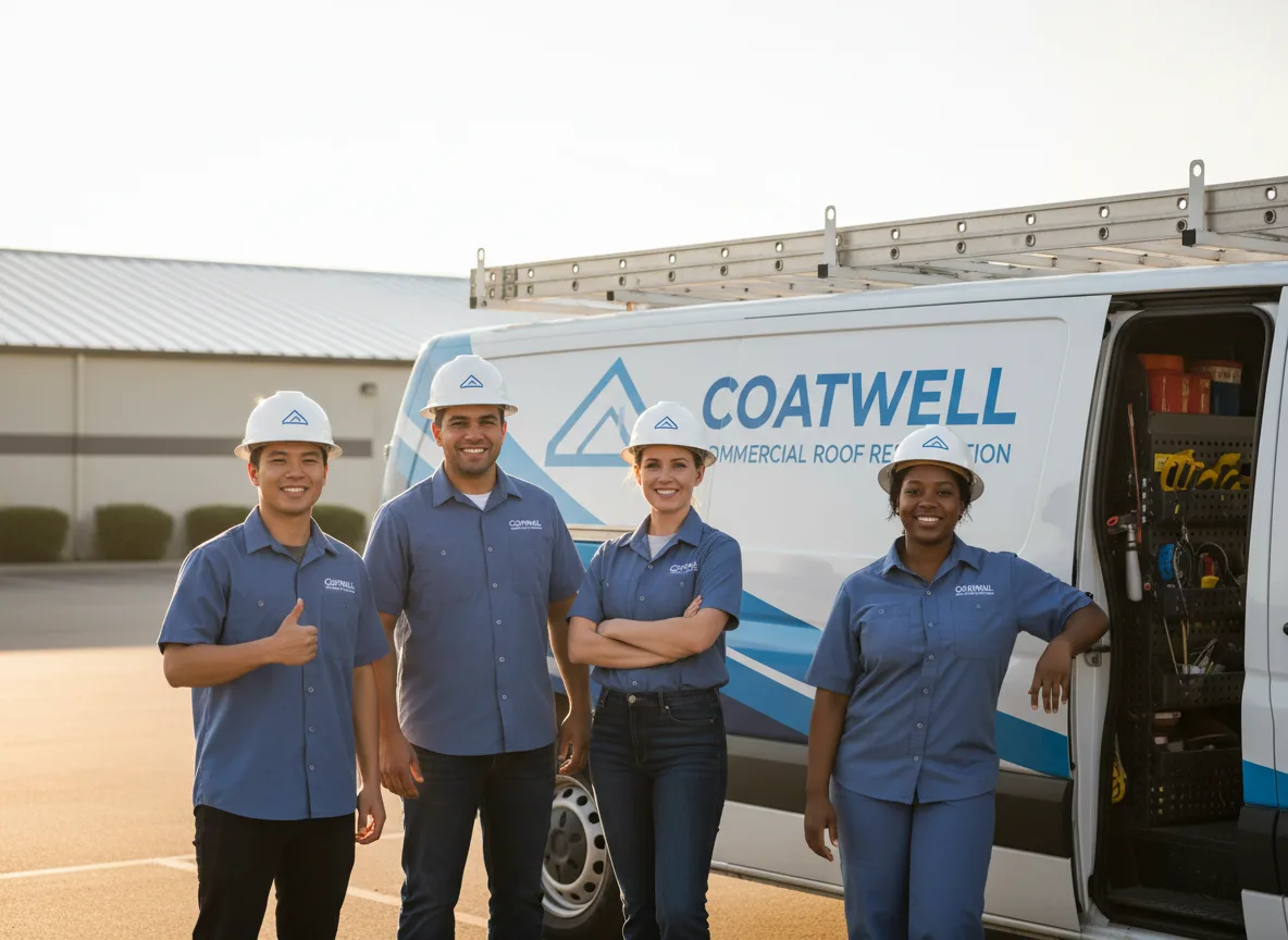 Commercial roof coating company in Ezel, KY